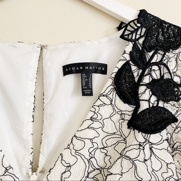 Aidan Mattox Fit & Flare Dress Size 8 New $275 - Picture 4 of 6